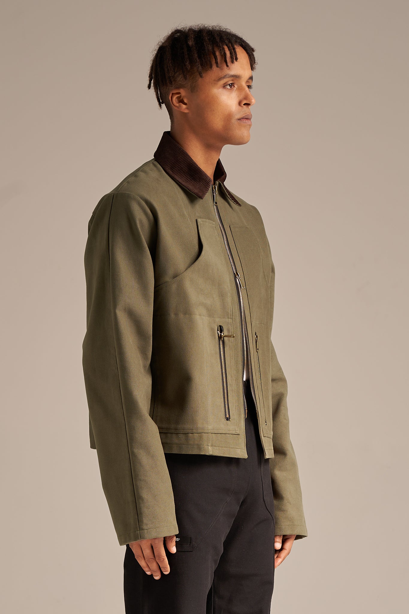 SG Suede Trucker Jacket - Olive – Southern Gents