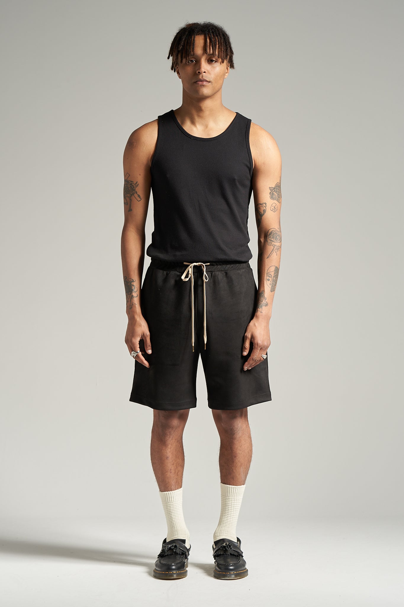 The Blackout Suede Jersey Short