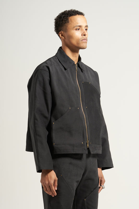 The Smoke Black Carpenter Jacket