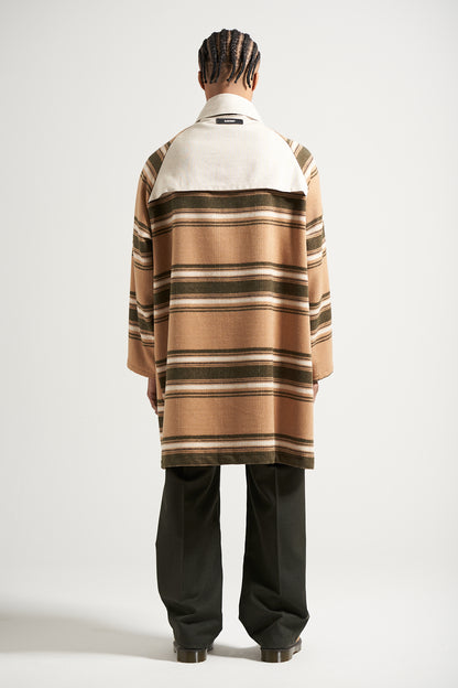 The Camel Stripe Ranch Coat