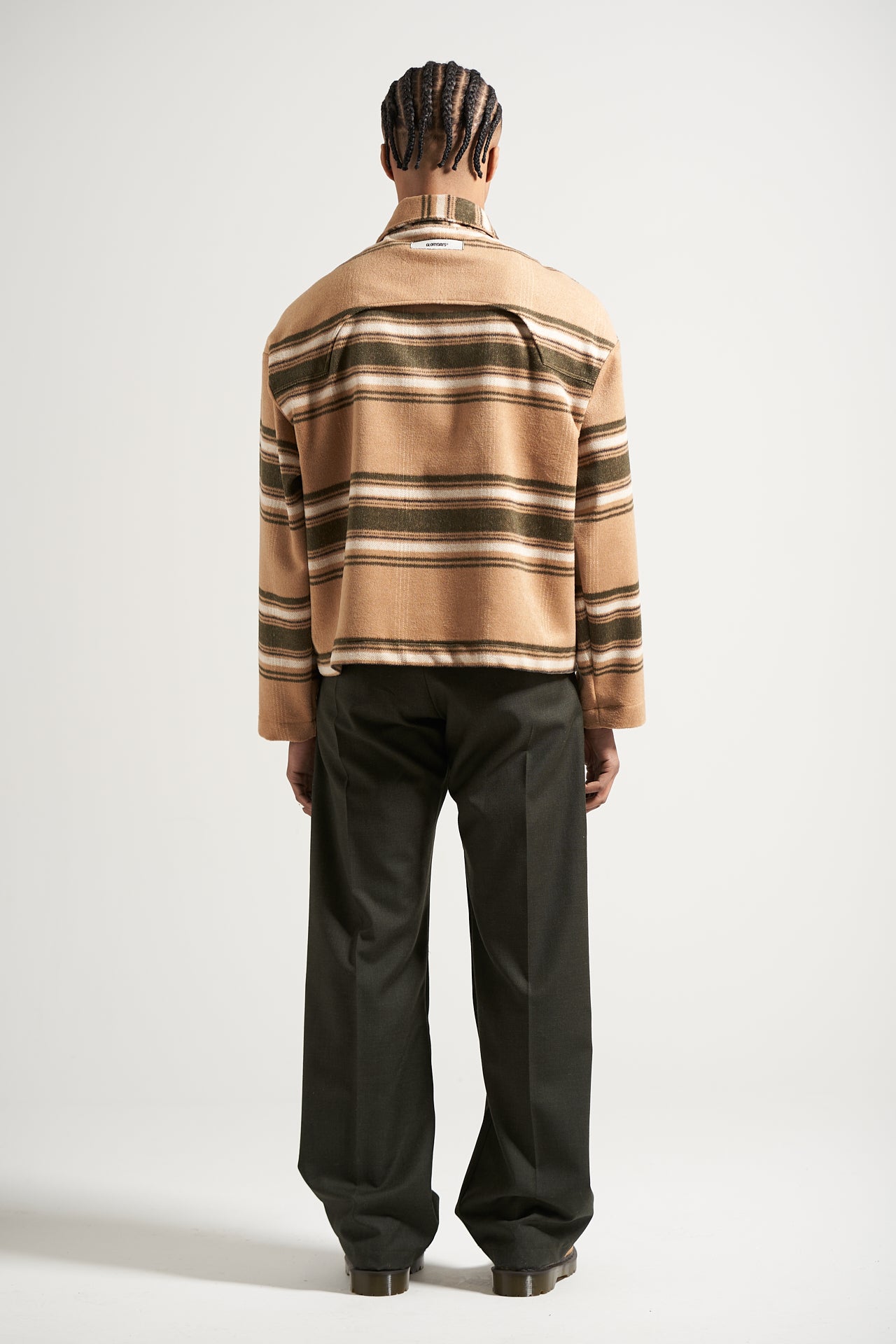 The Camel Stripe Flannel