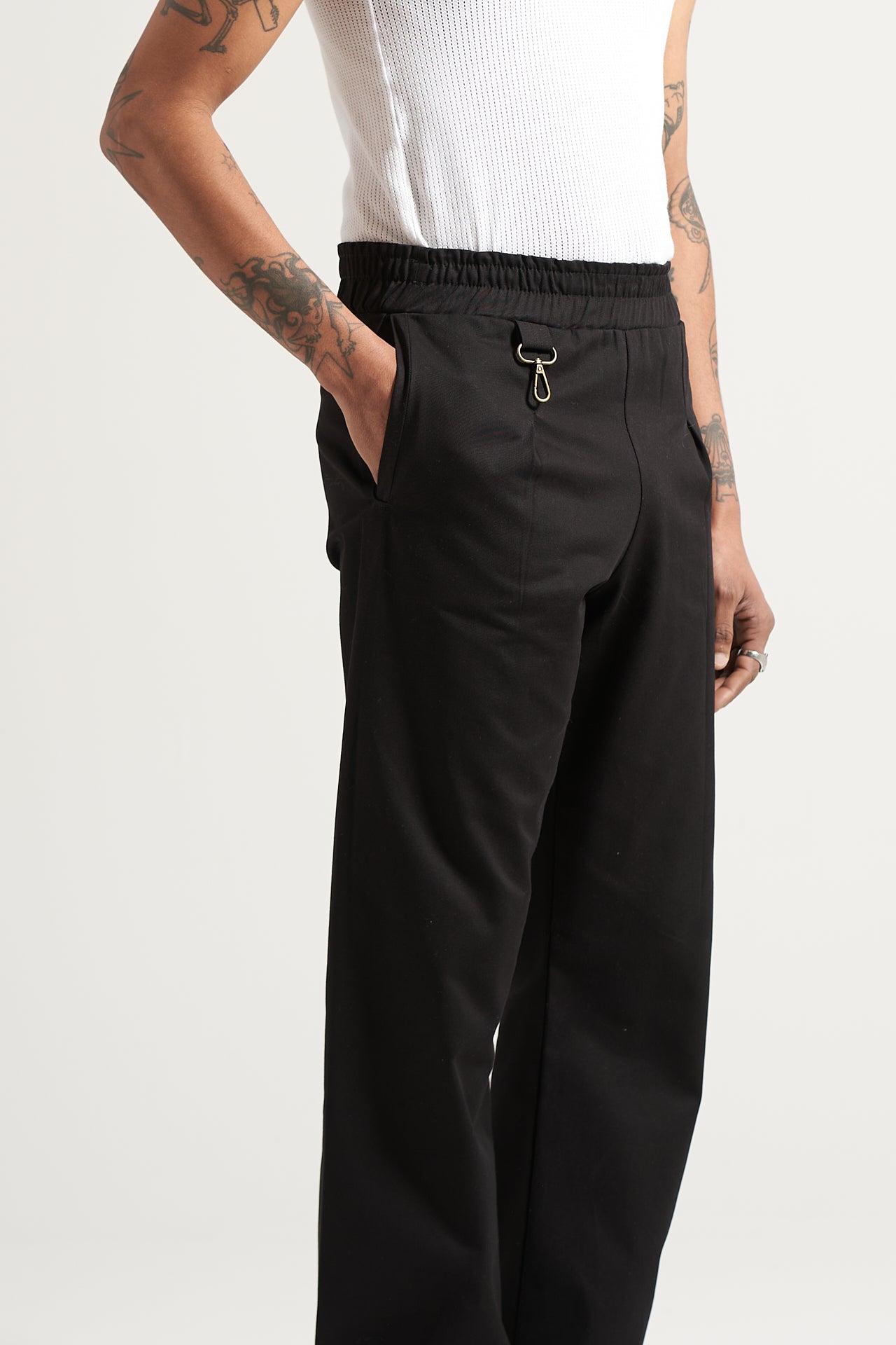 The Jet Black Straight Pant