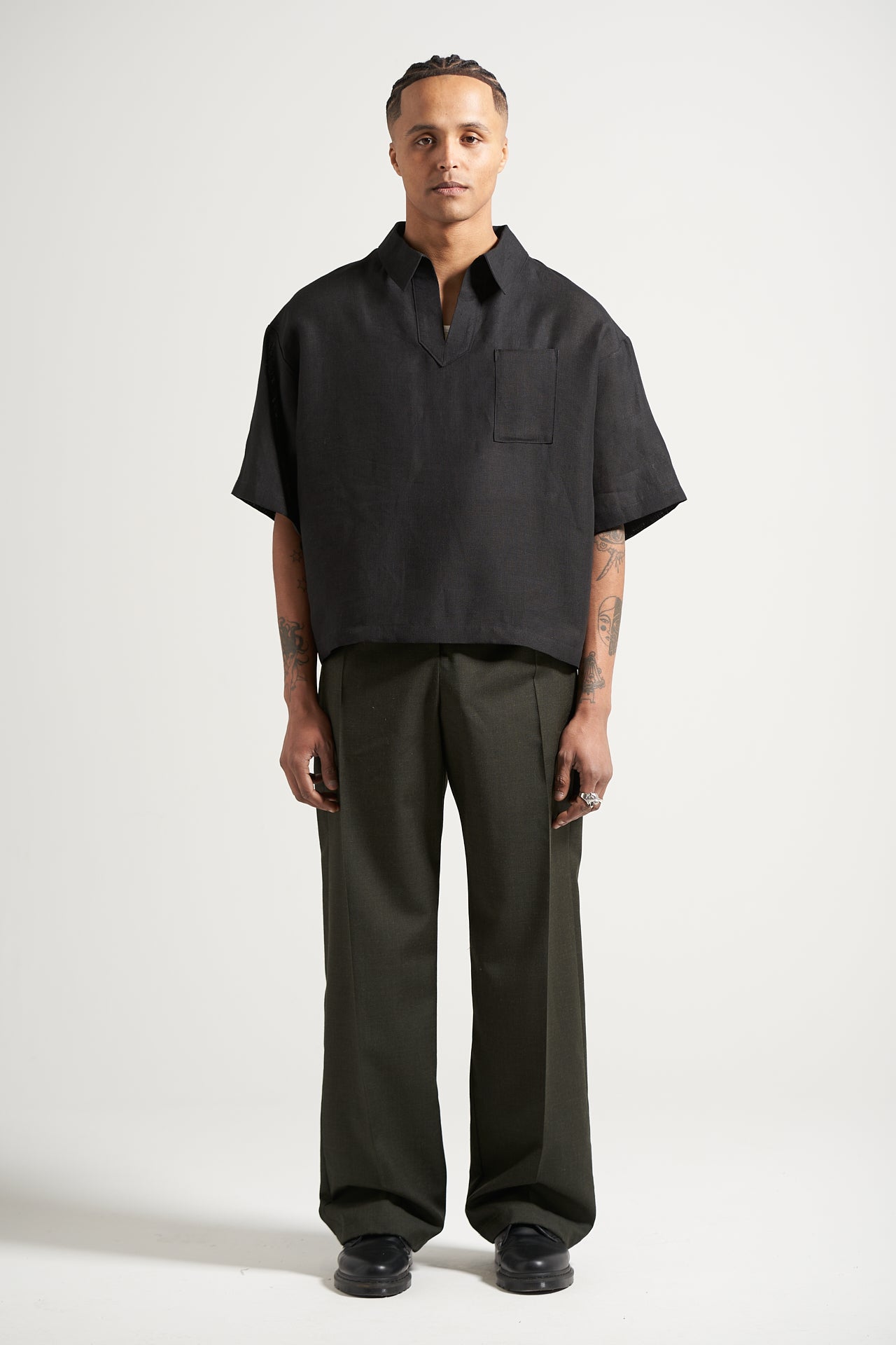 The Blackout Linen Polo