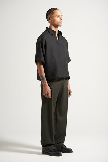 The Blackout Linen Polo