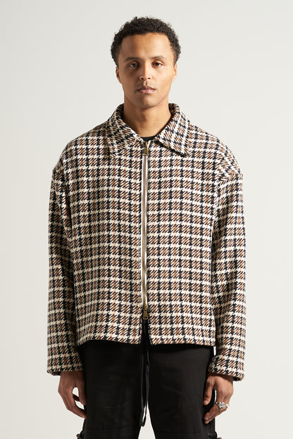 The Dogtooth Zip Flannel