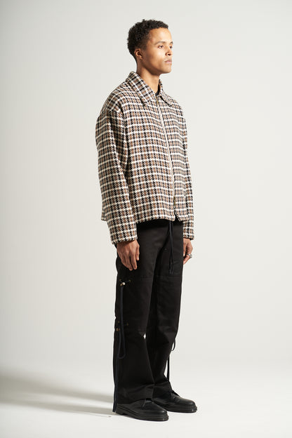 The Dogtooth Zip Flannel