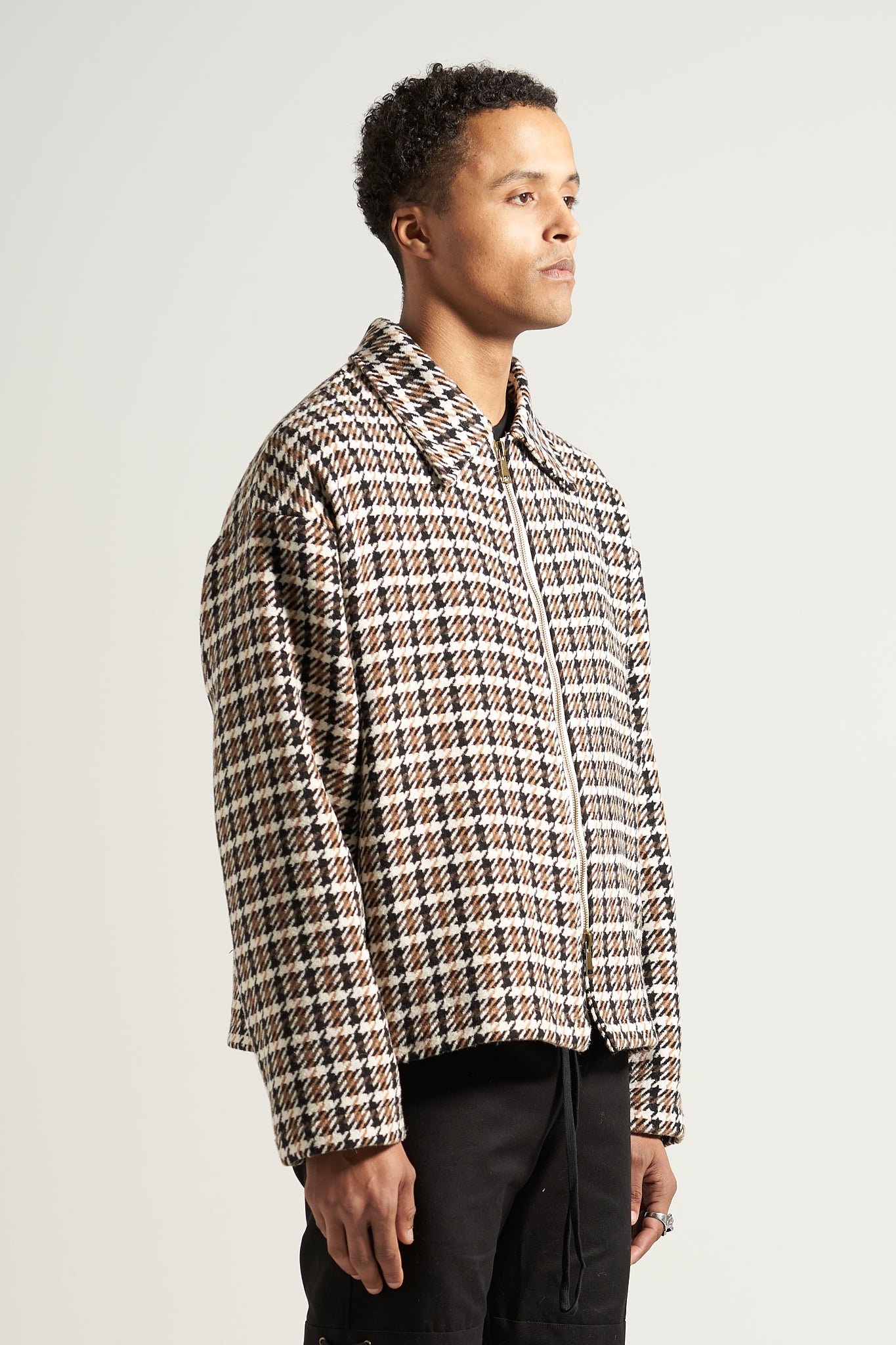 The Dogtooth Zip Flannel