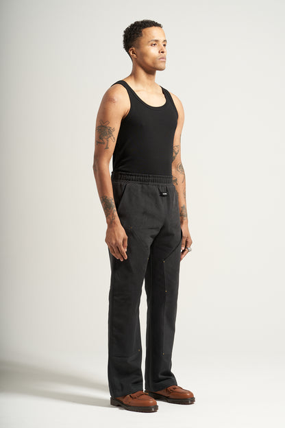 The Smoke Black Carpenter Pant