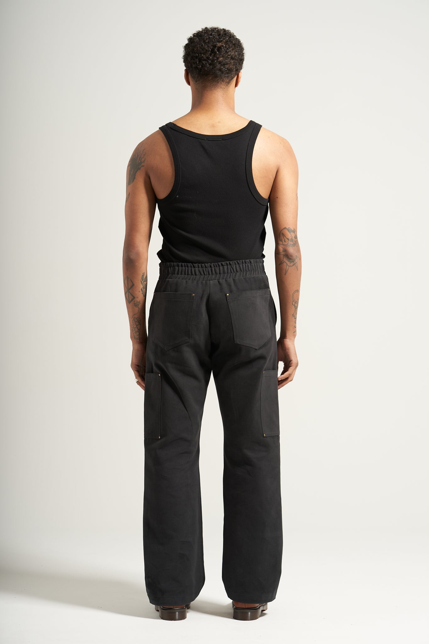 The Smoke Black Carpenter Pant