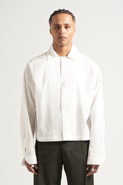 The Blanco Seersucker Flow Shirt