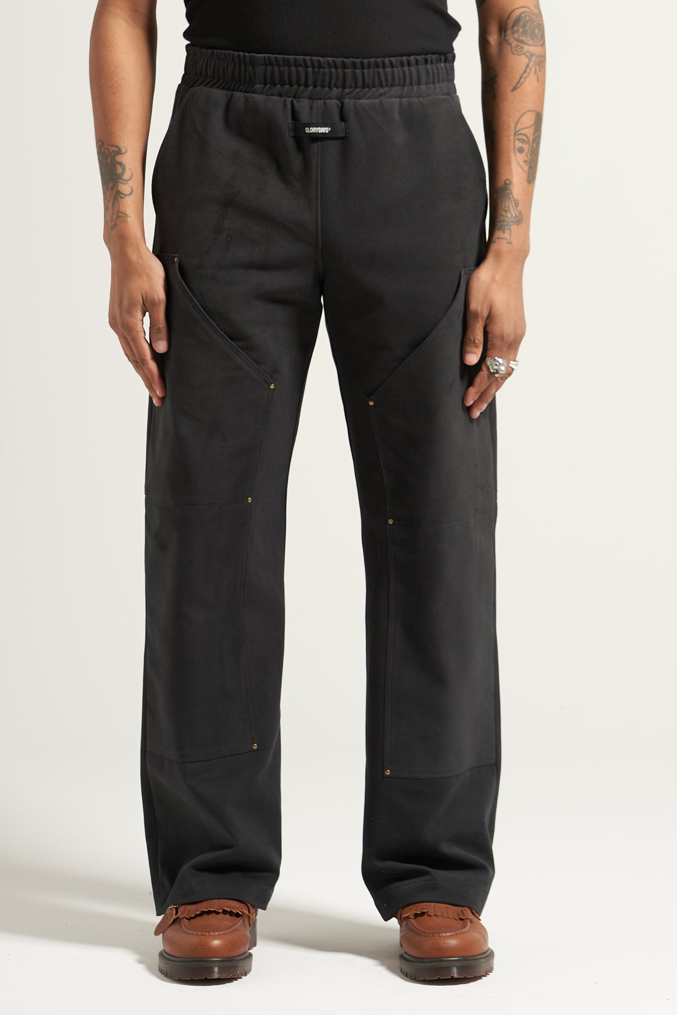 The Smoke Black Carpenter Pant