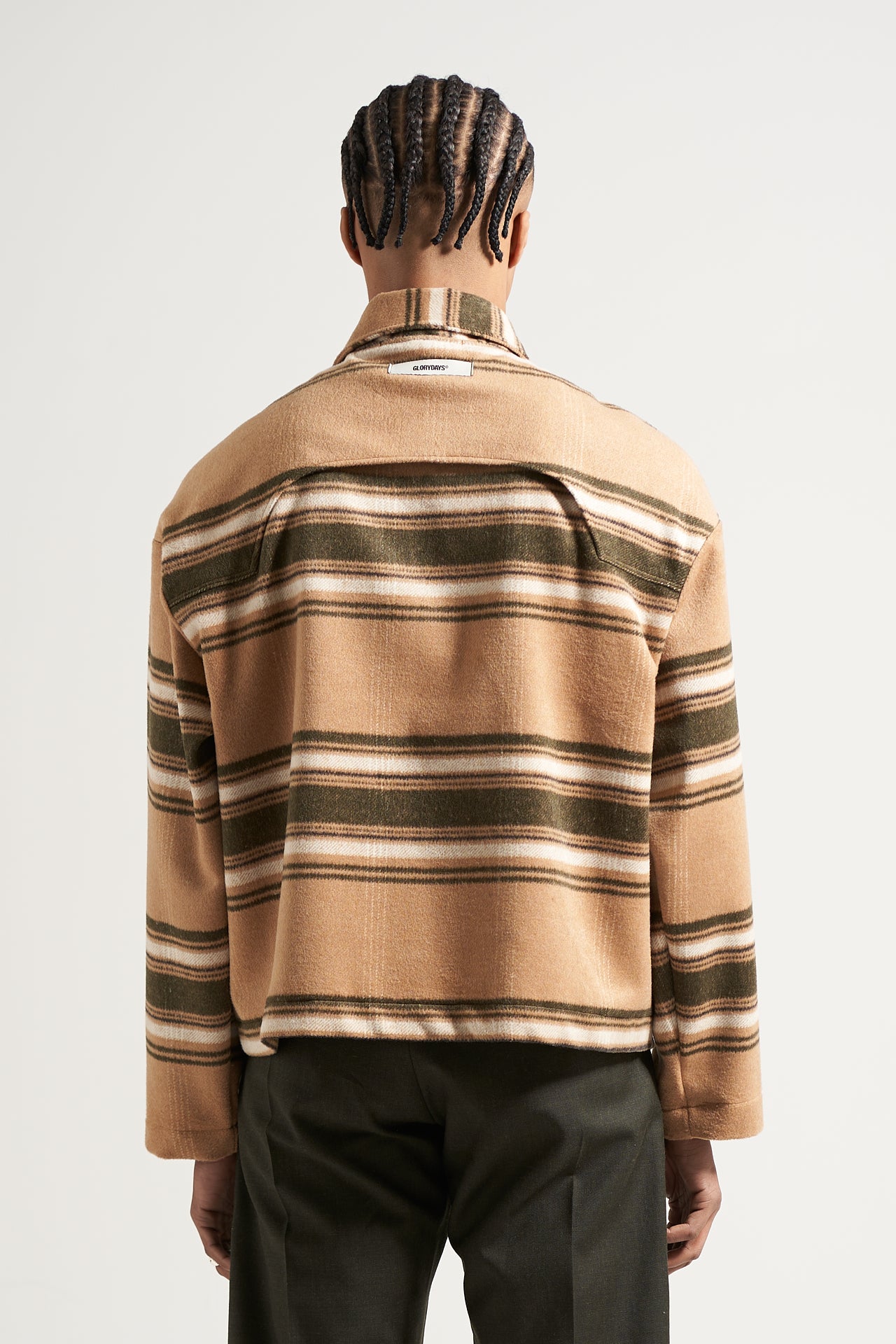 The Camel Stripe Flannel