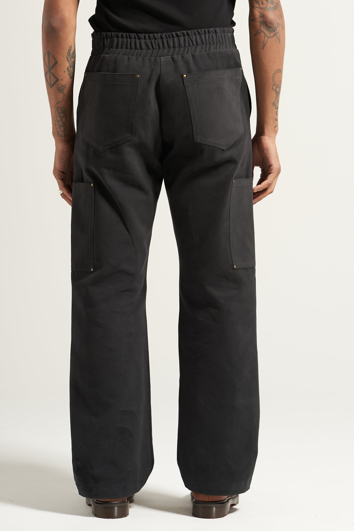 The Smoke Black Carpenter Pant