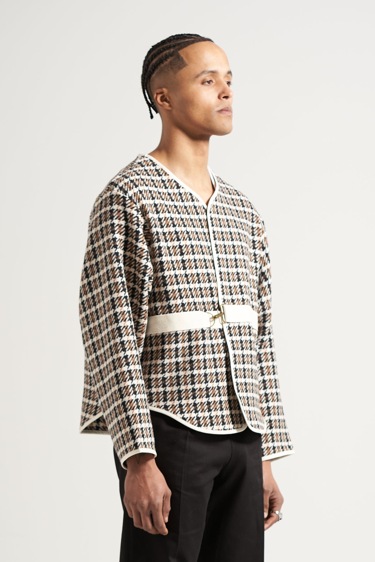 The Dogtooth Liner Cardigan