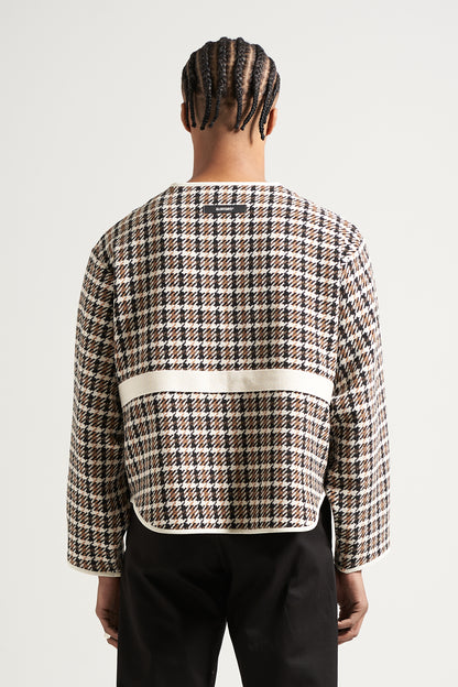 The Dogtooth Liner Cardigan