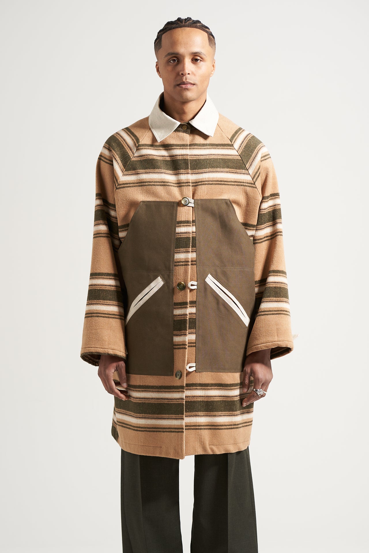 The Camel Stripe Ranch Coat