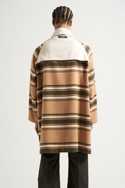 The Camel Stripe Ranch Coat