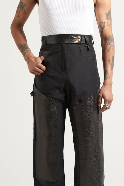 The Croc Denim Joiner Pant