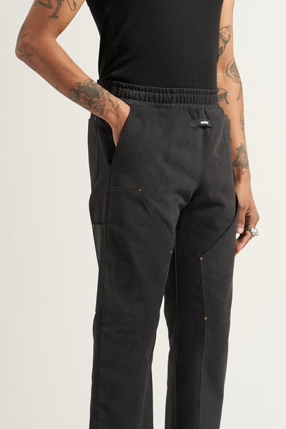 The Smoke Black Carpenter Pant