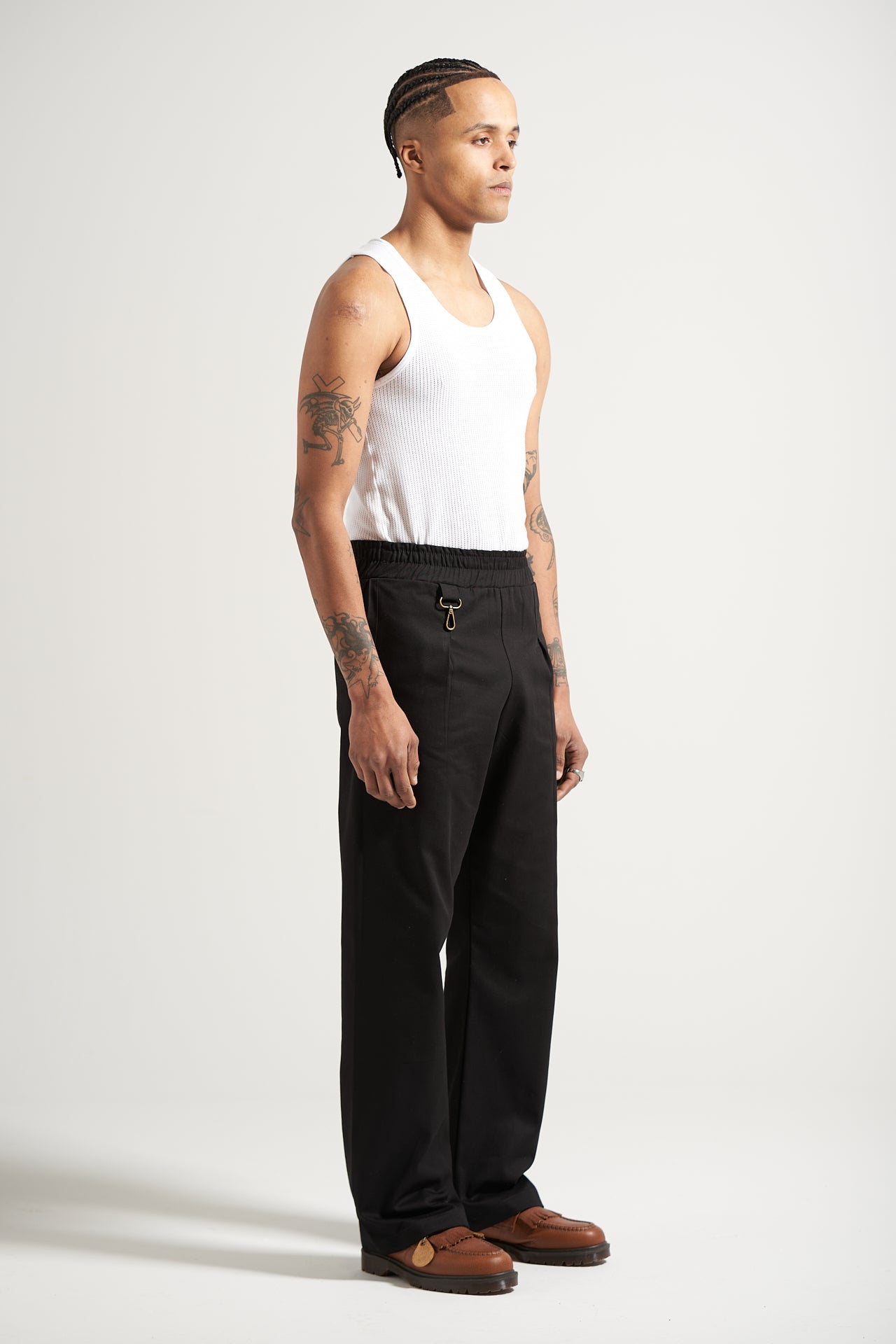 The Jet Black Straight Pant