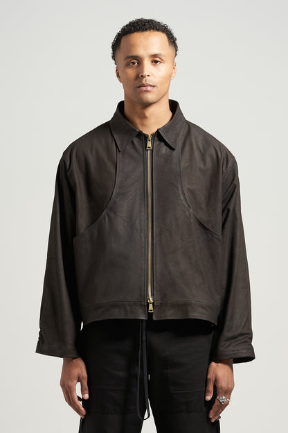 The Oiled Nubuck Flight Jacket