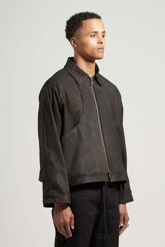 The Oiled Nubuck Flight Jacket