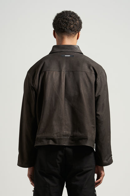 The Oiled Nubuck Flight Jacket