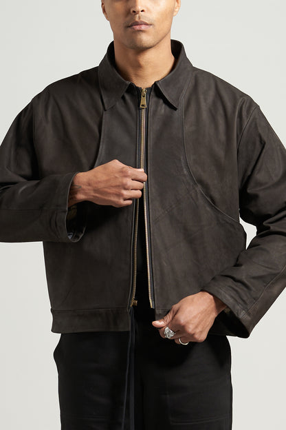 The Oiled Nubuck Flight Jacket