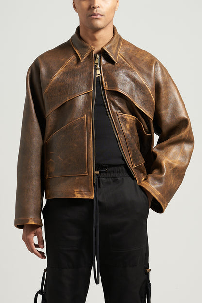 The Virginia Lambskin Joiner Jacket