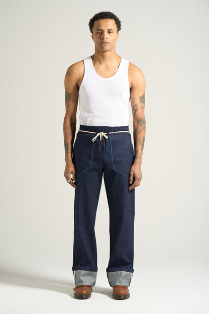 The Indigo Chore Pant