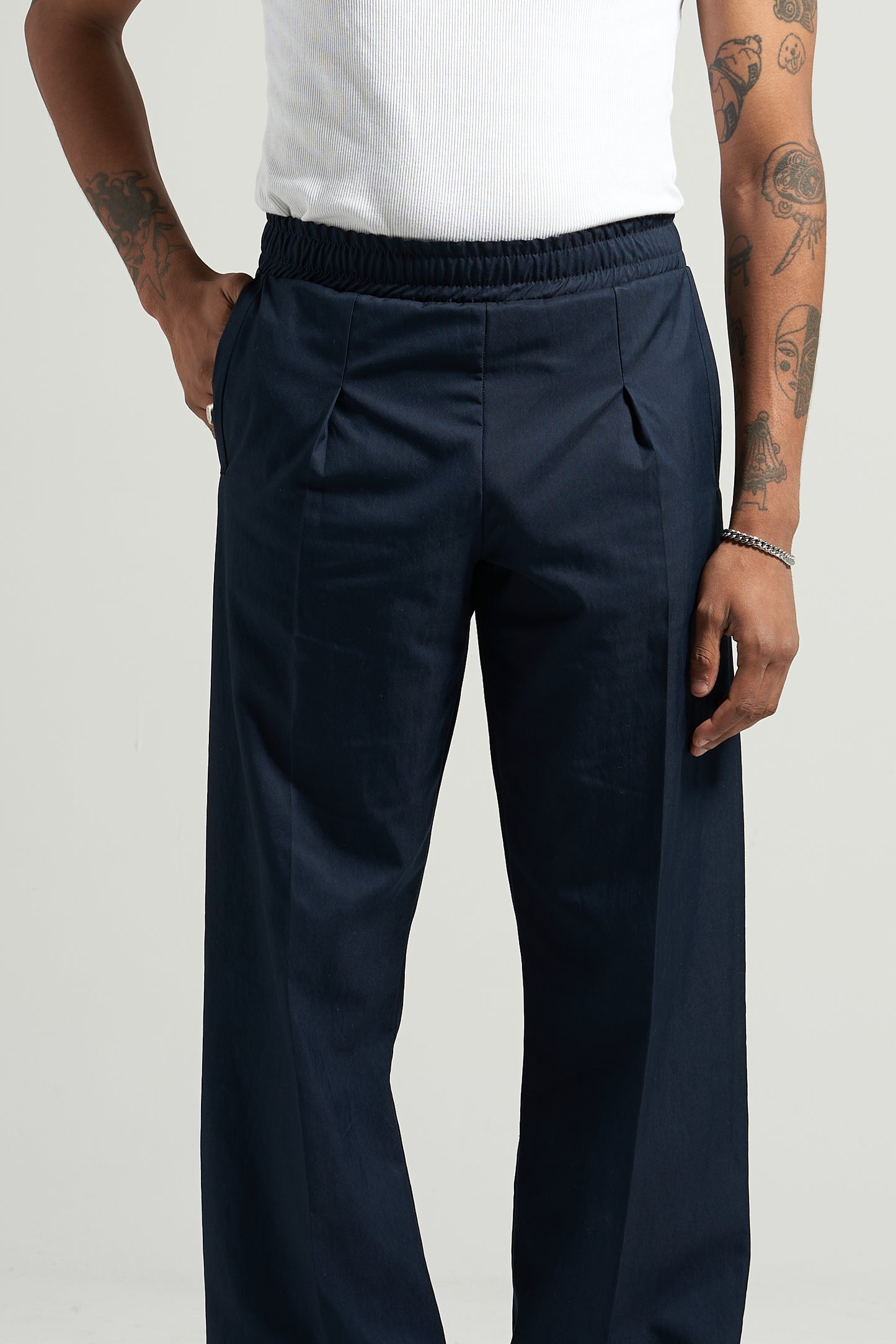 The Navy Straight Leg Pant