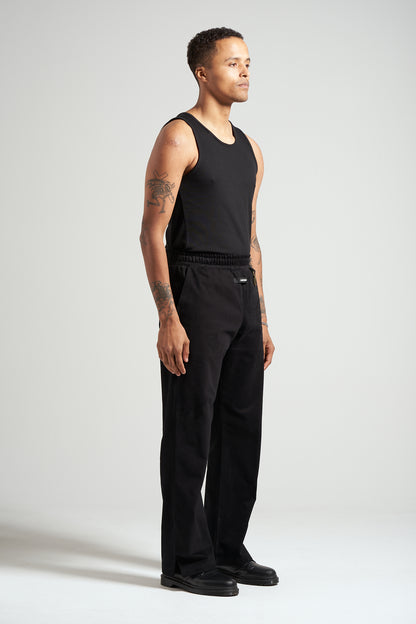 The Jet Black Split Pant