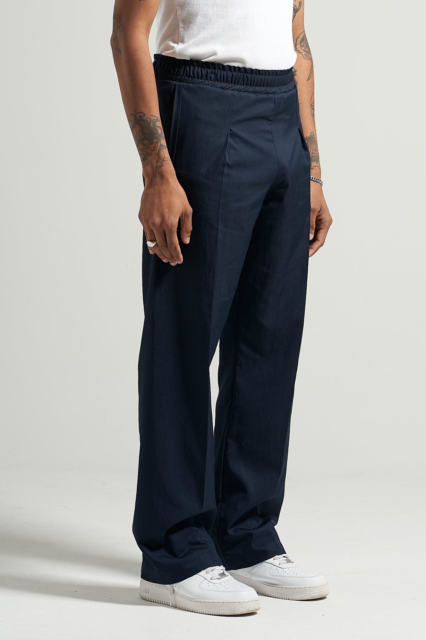 The Navy Straight Leg Pant