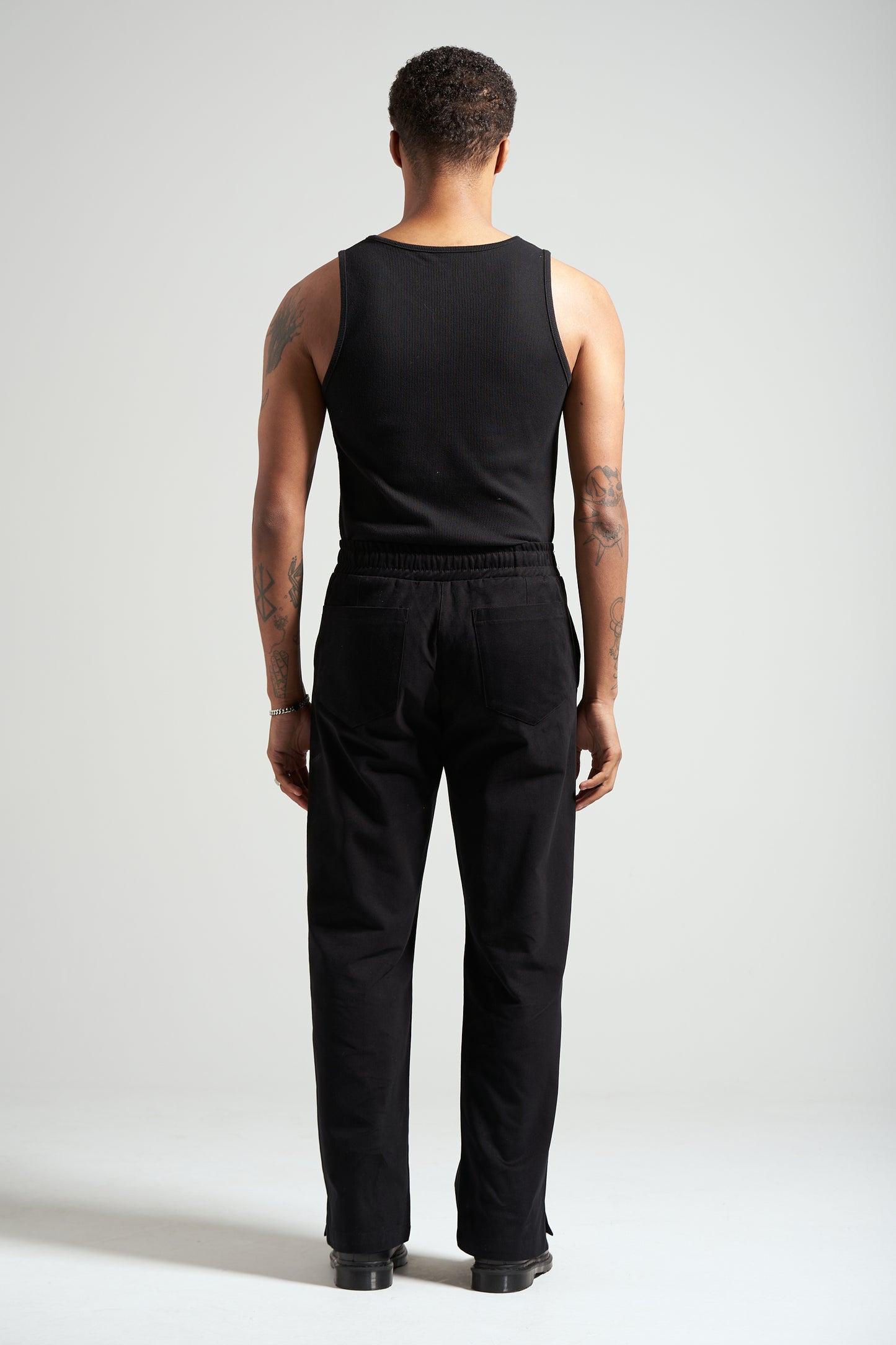 The Jet Black Split Pant