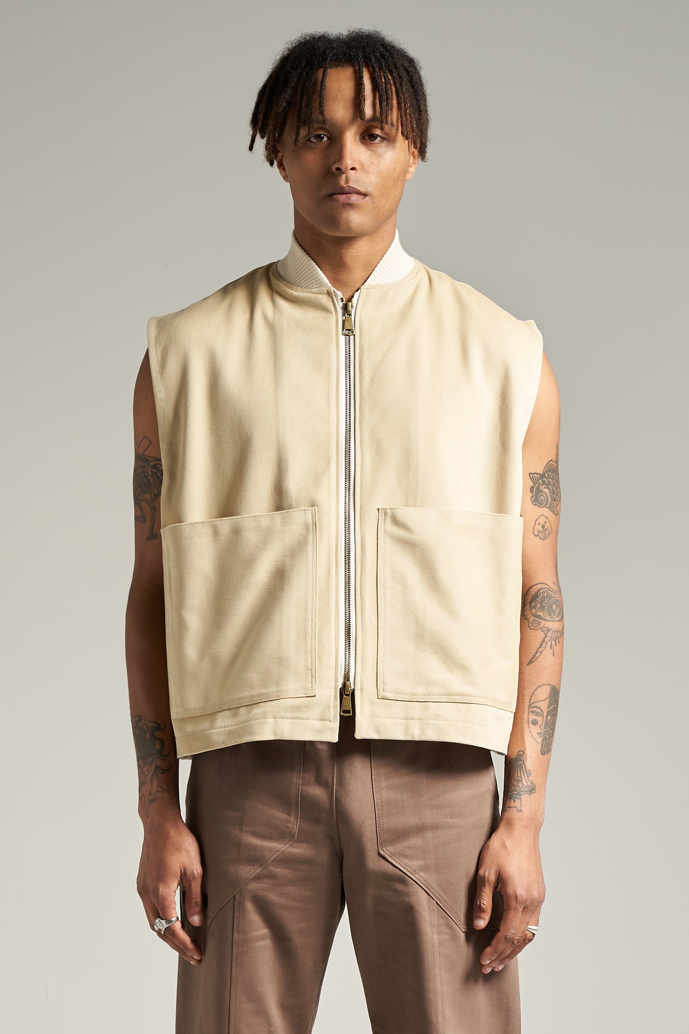 The Blonde Carpenter Vest