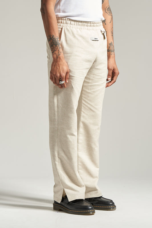 The Cotton Linen Split Pant