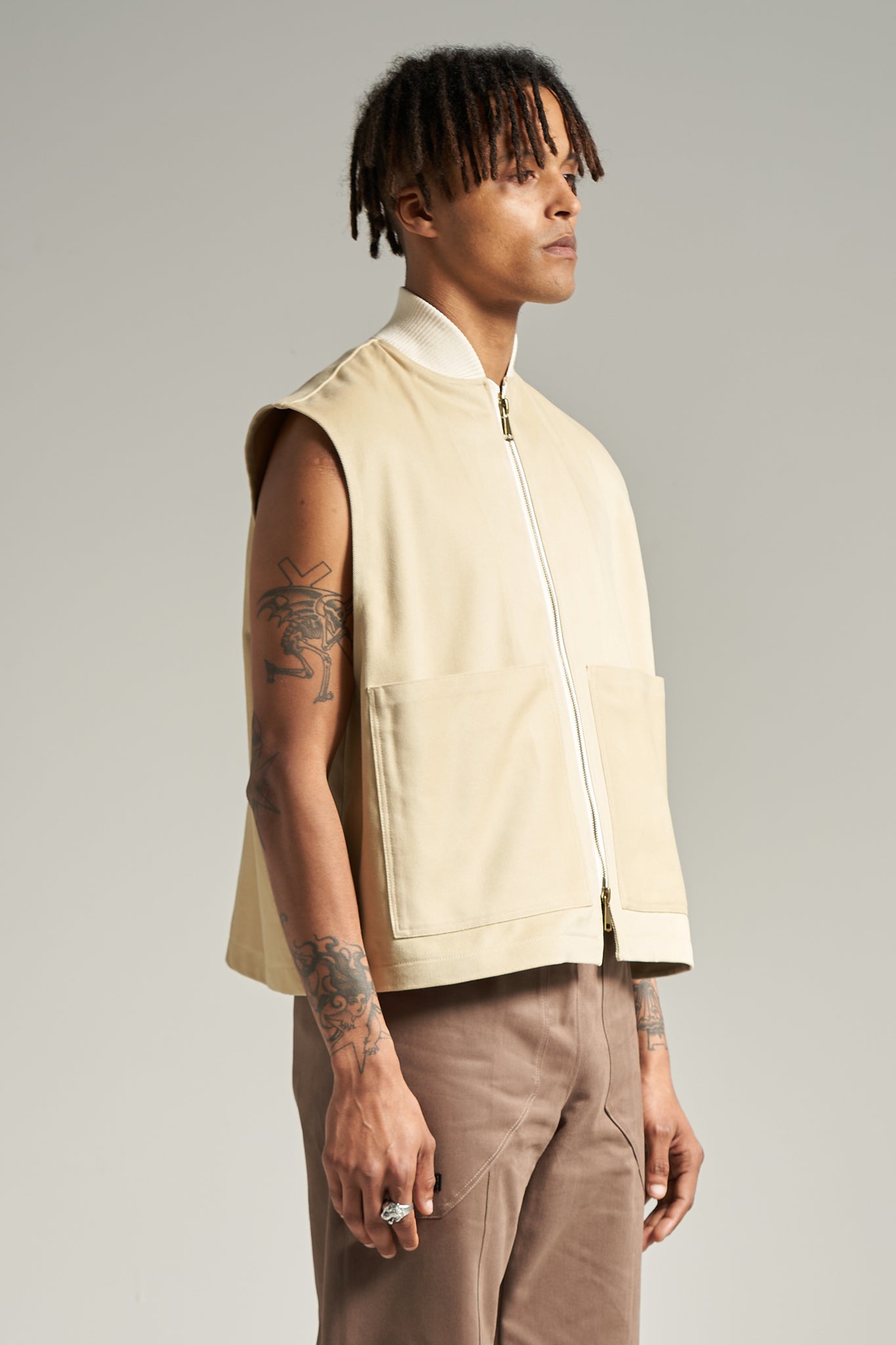 The Blonde Carpenter Vest