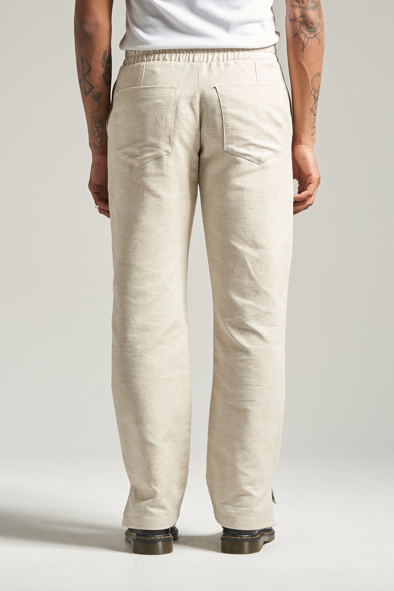 The Cotton Linen Split Pant