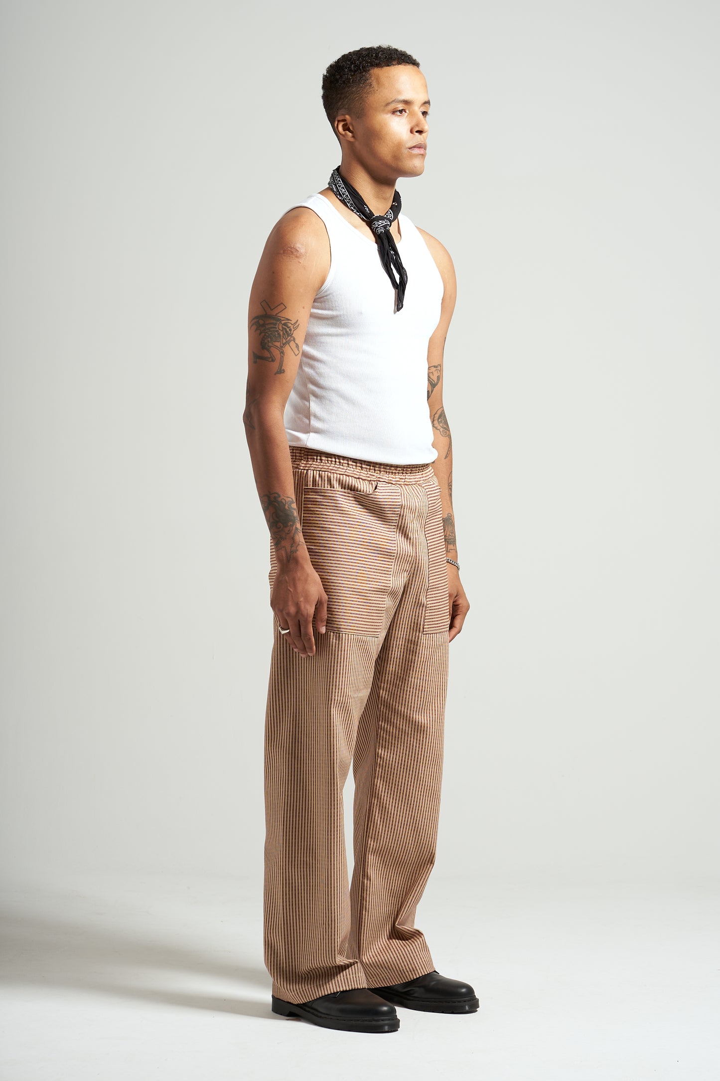 The Red Stripe Fatigue Pant