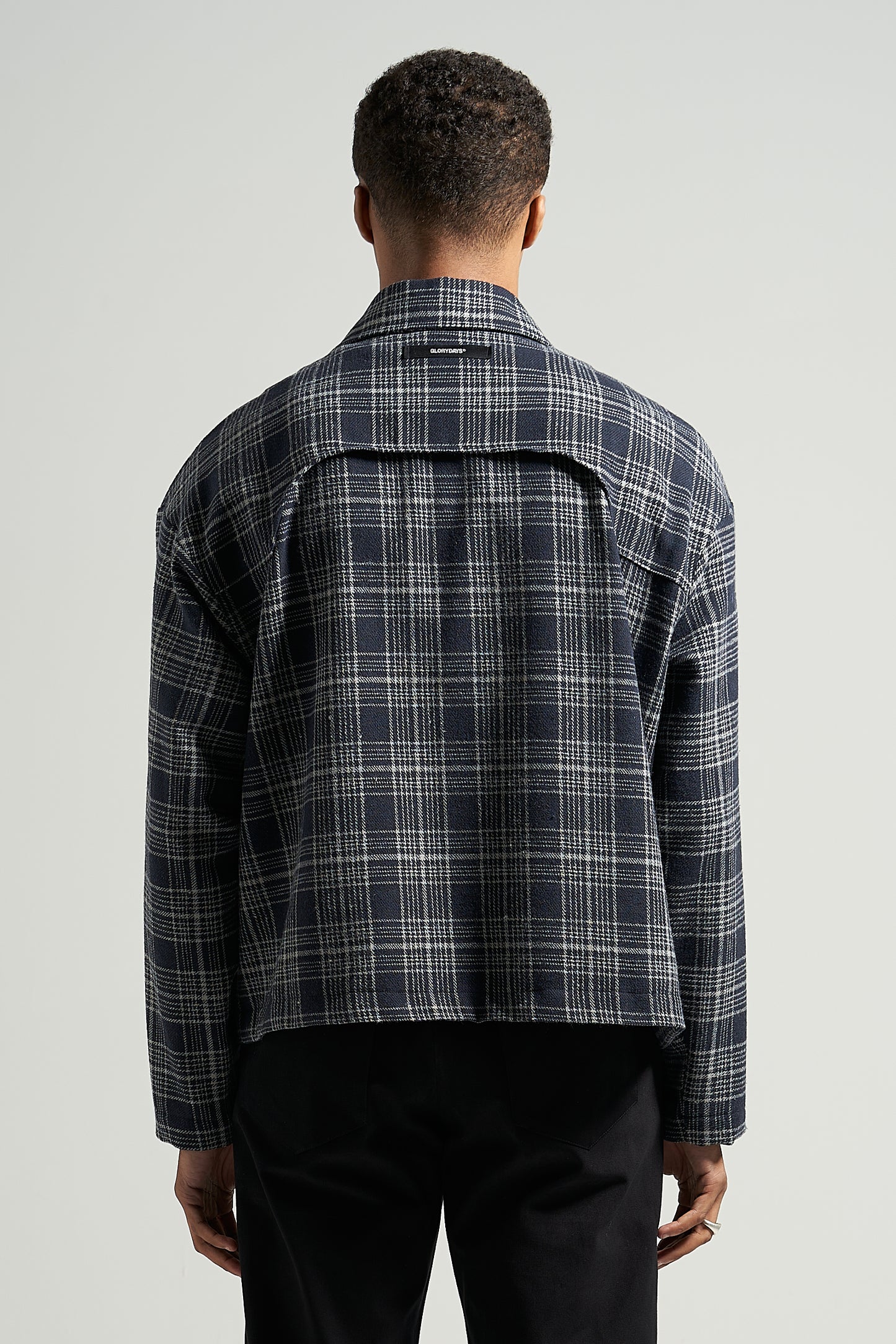 The Navy Check Flannel