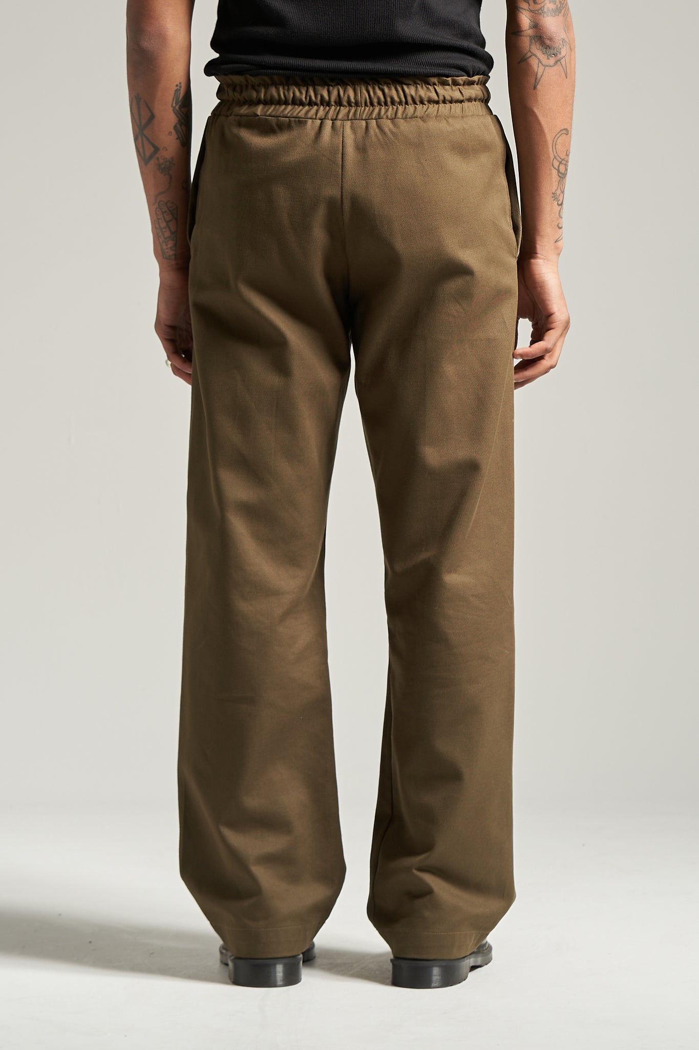 The Moss Green Pleat Pant