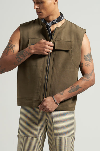 The Olive Montana Vest