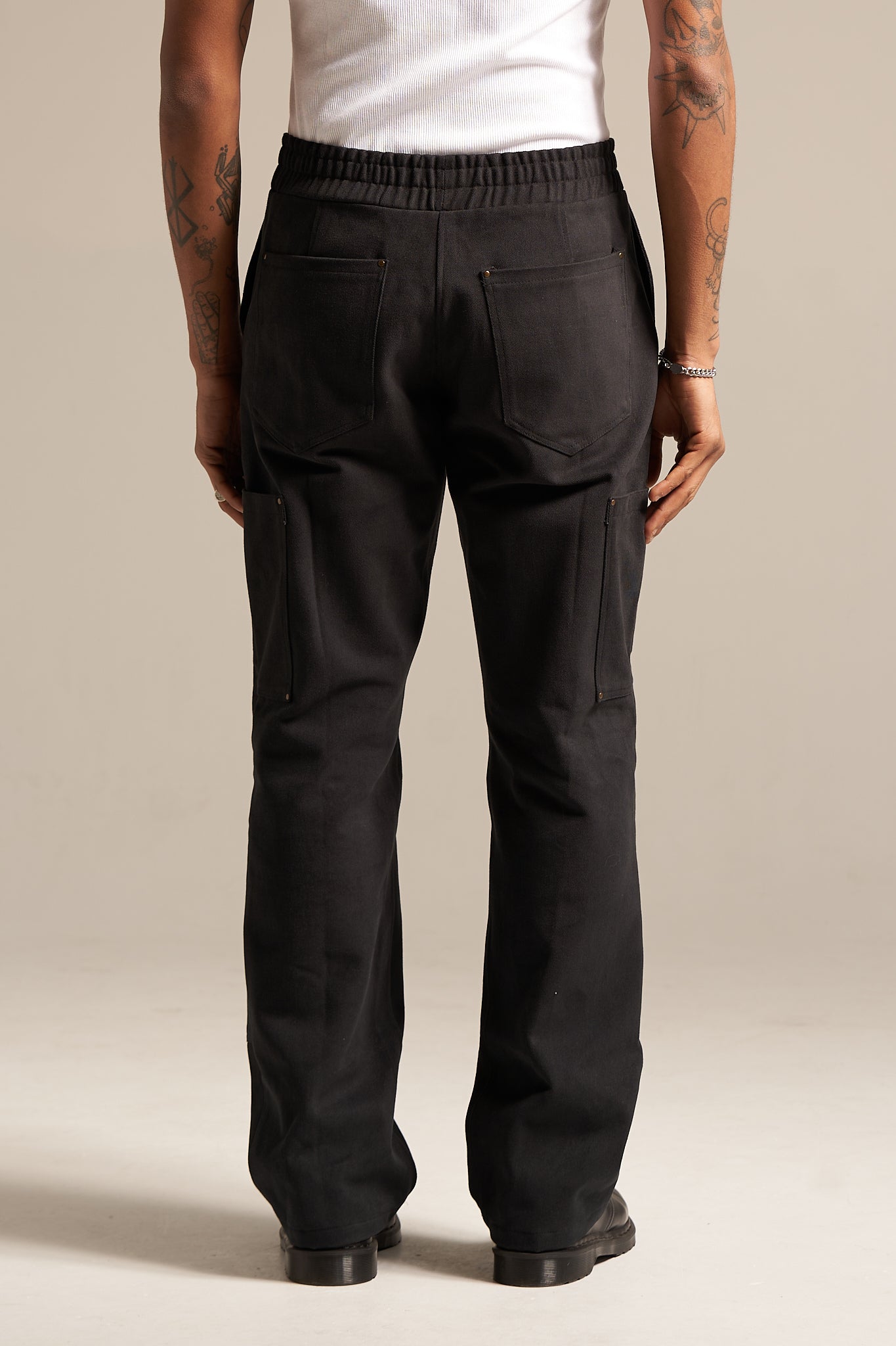 The Smoke Black Carpenter Pant