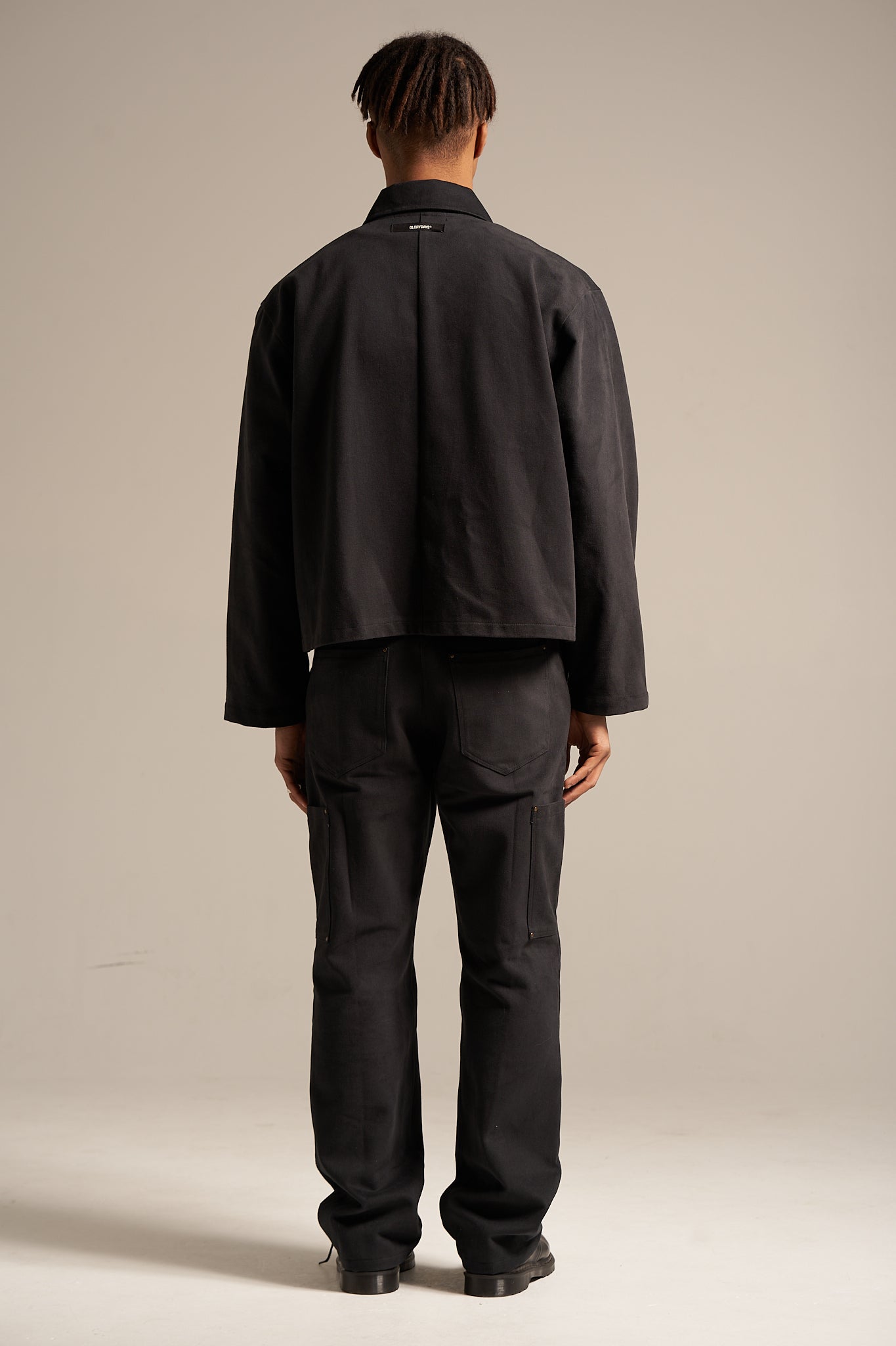 The Smoke Black Carpenter Pant