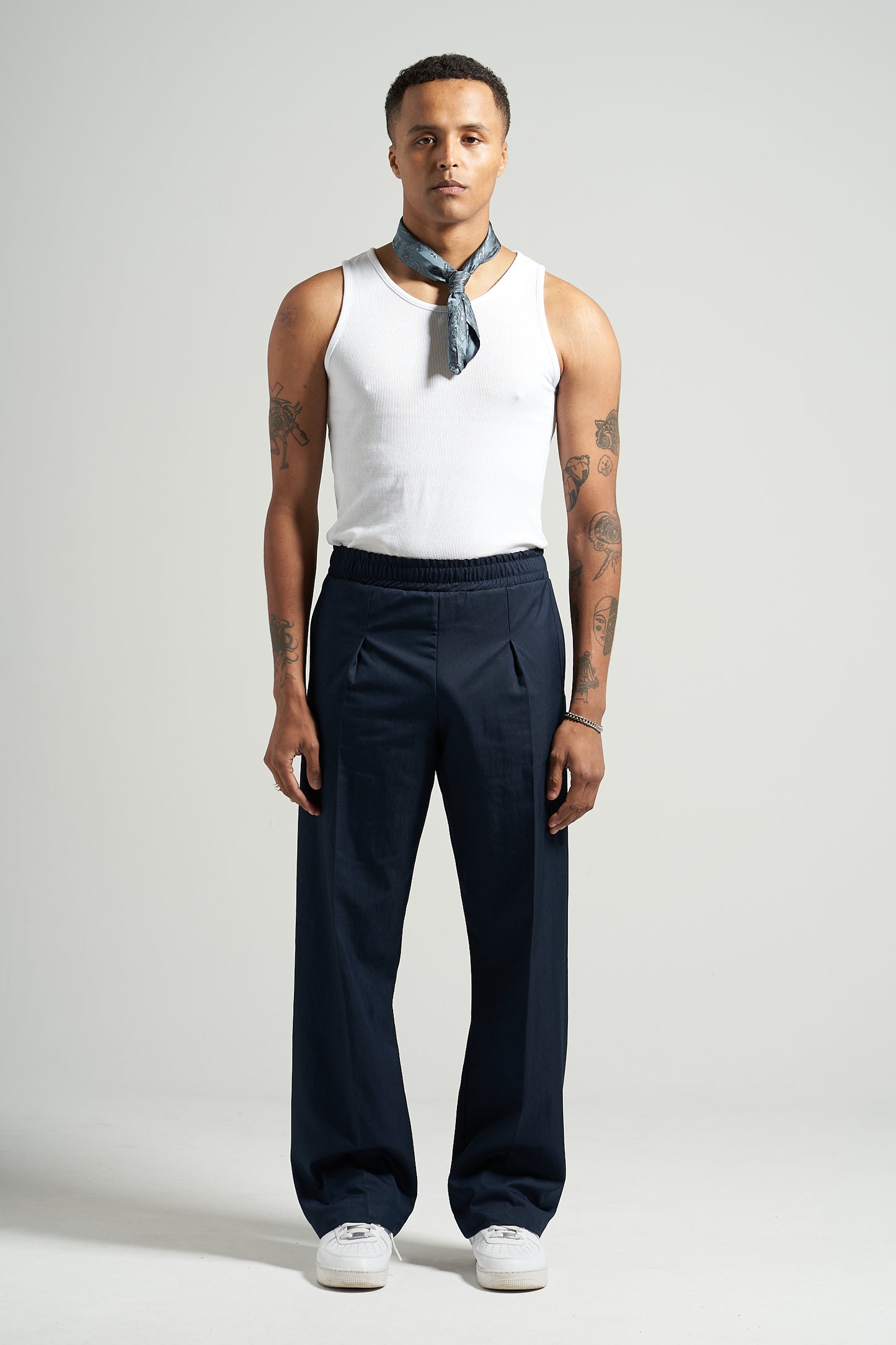 The Navy Straight Leg Pant