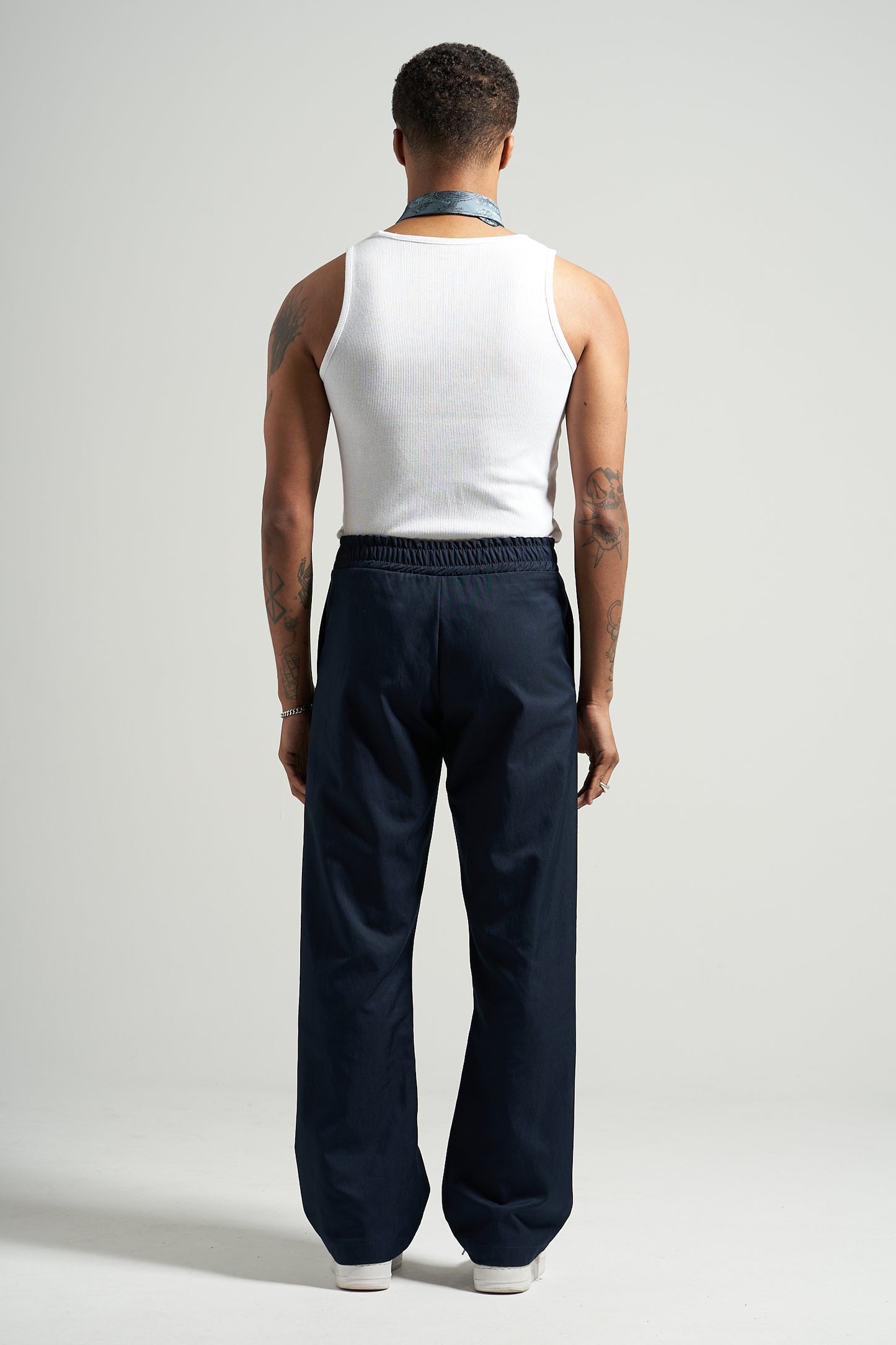 The Navy Straight Leg Pant