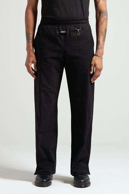 The Jet Black Split Pant