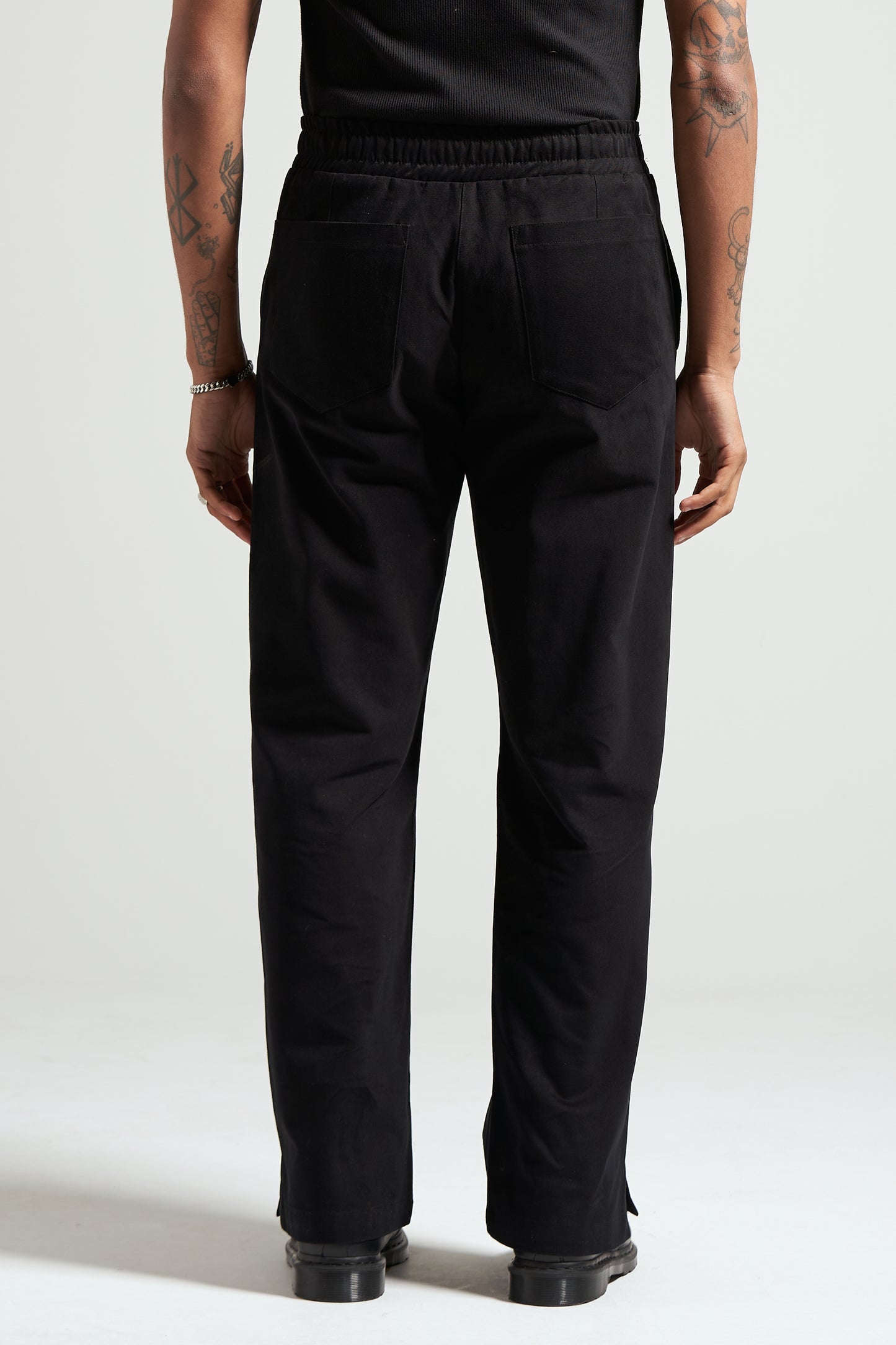 The Jet Black Split Pant