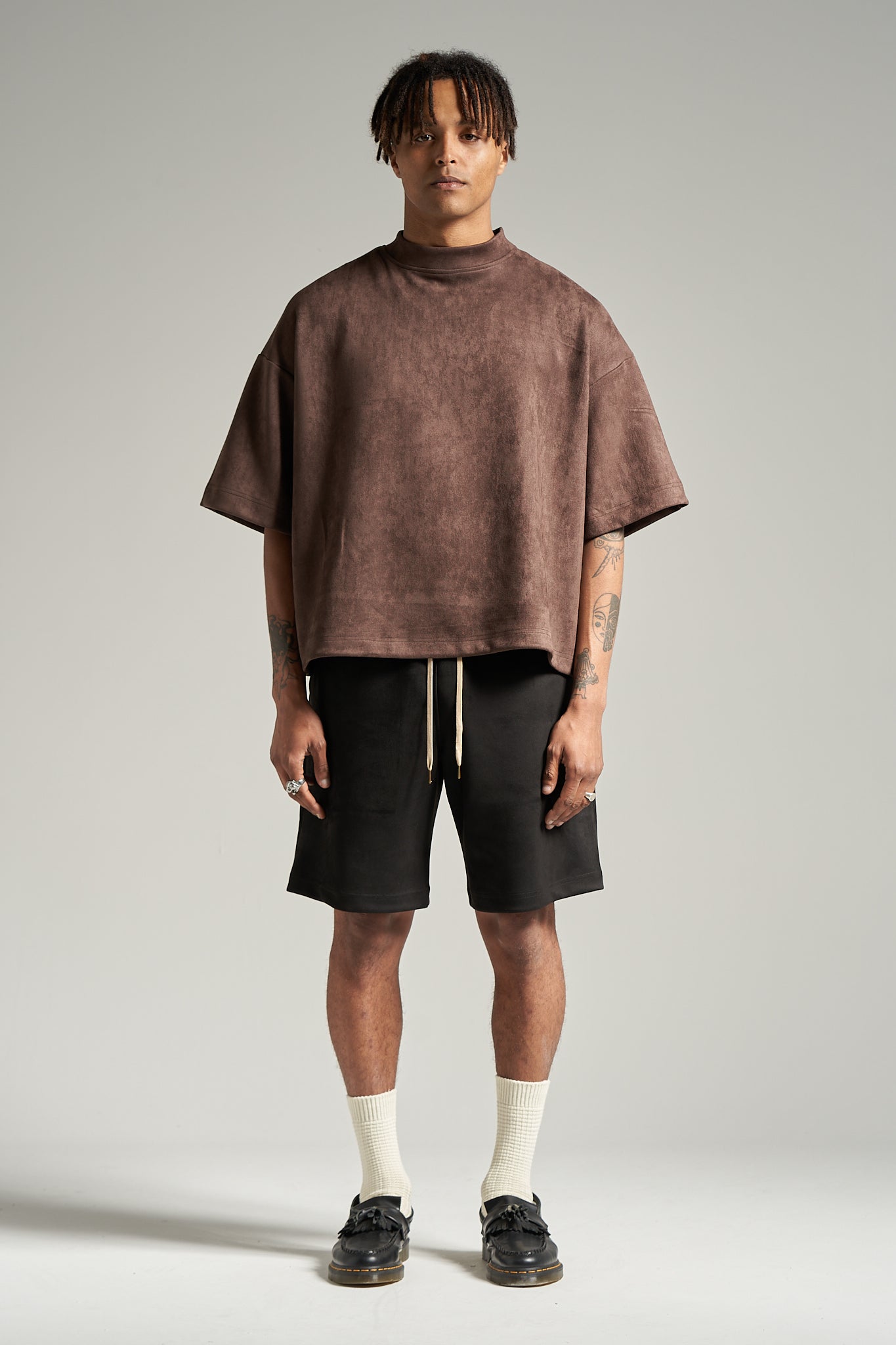 The Umber Suede Tee