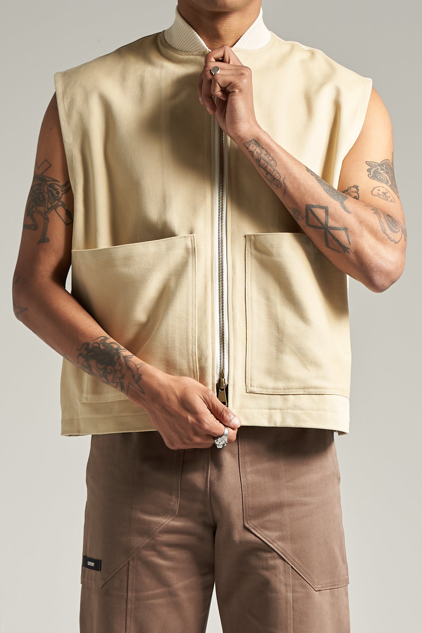 The Blonde Carpenter Vest